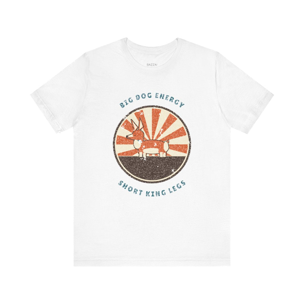 Funny Dog Lover Gift T-Shirt — Big Dog Energy, Short King Legs — corgi club t-shirt design
