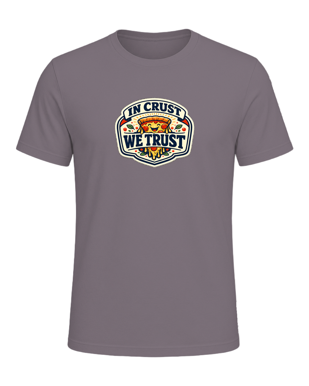 In Crust We Trust Tee — Storm