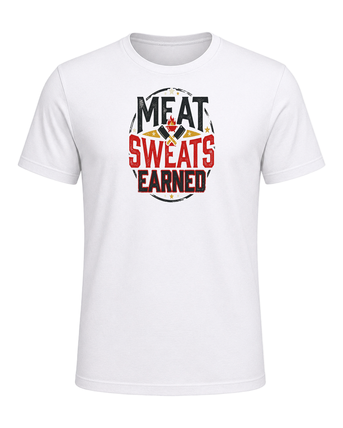 MEAT SWEATS EARNED — White