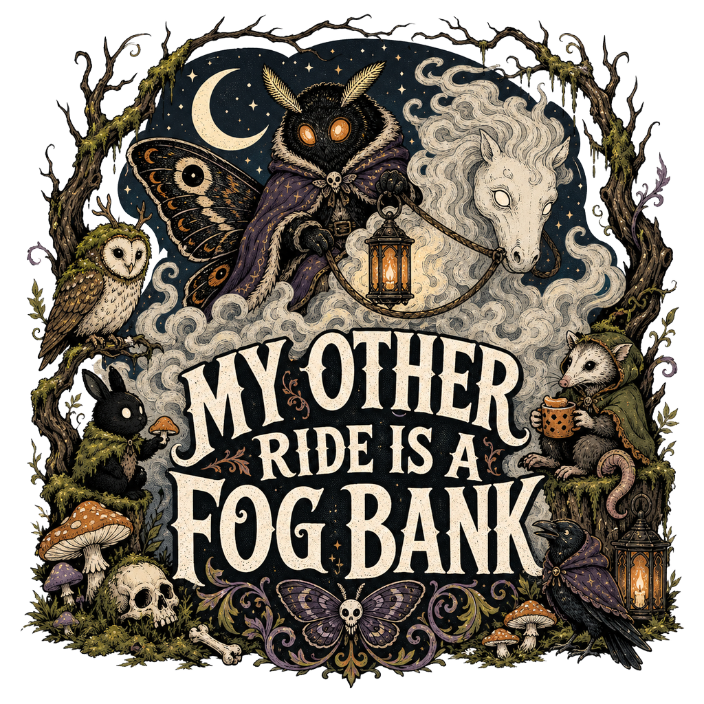 MY OTHER RIDE IS A FOG BANK