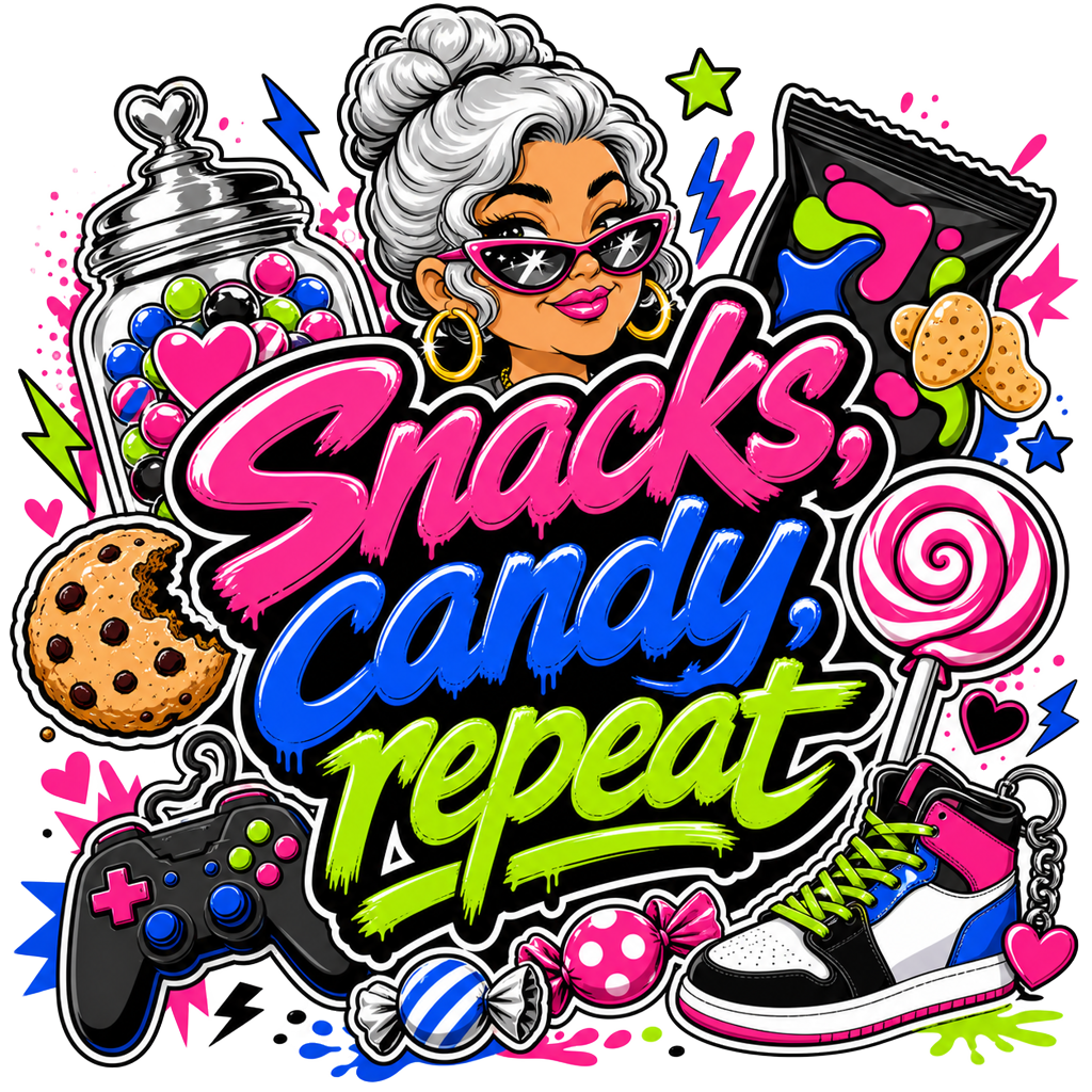 Snacks, candy, repeat