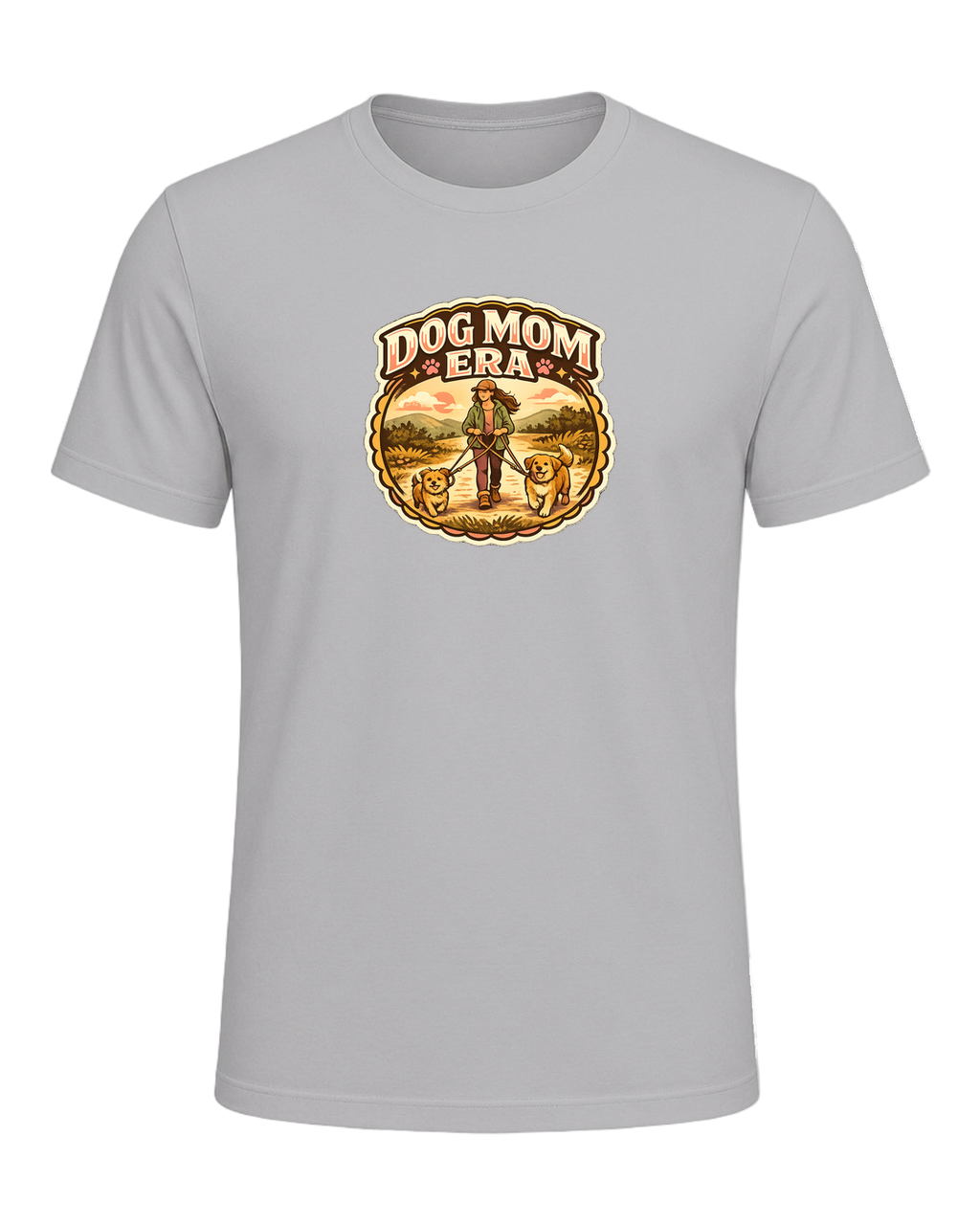 Dog Mom Era Tee — Athletic Heather