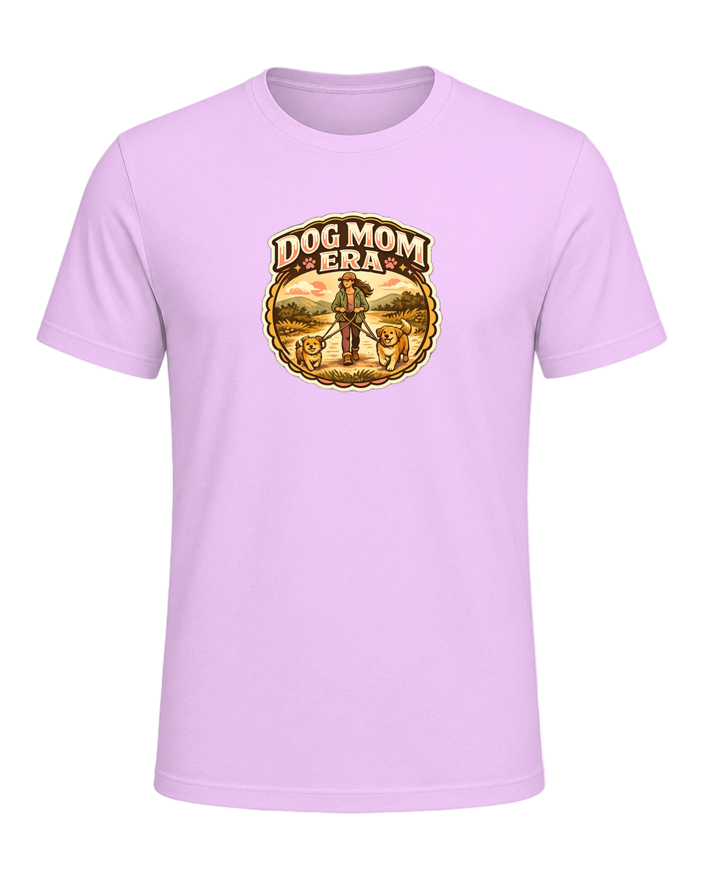 Dog Mom Era Tee — Heather Prism Lilac