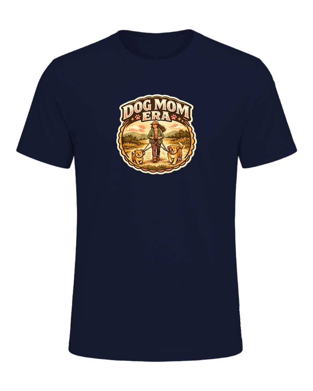 Dog Mom Era Tee — Navy