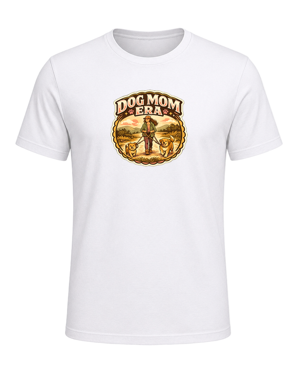 Dog Mom Era Tee — White