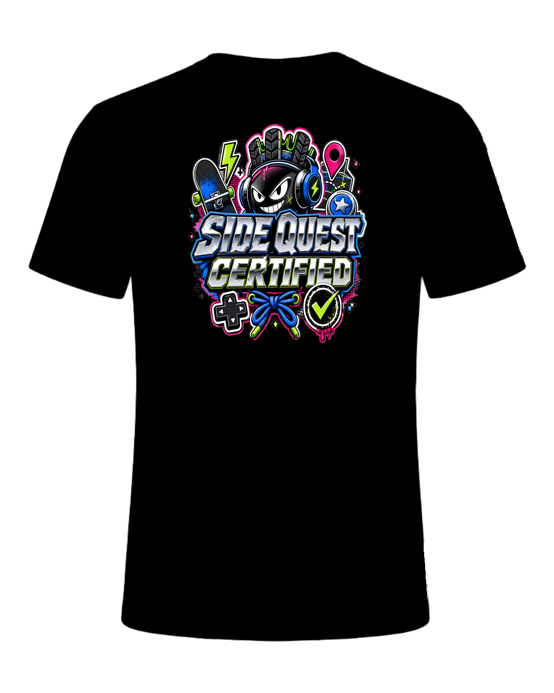 SIDE QUEST CERTIFIED — Black
