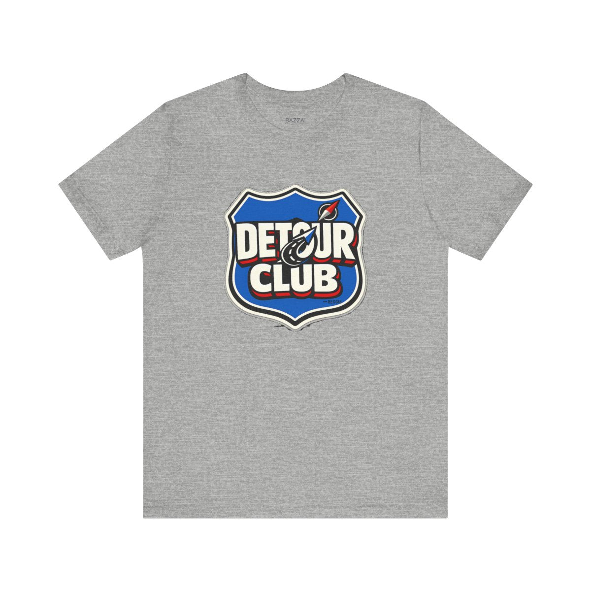 Wanderlust T-Shirt — The Detour Is the Destination — travel wanderer t-shirt design by Reggie