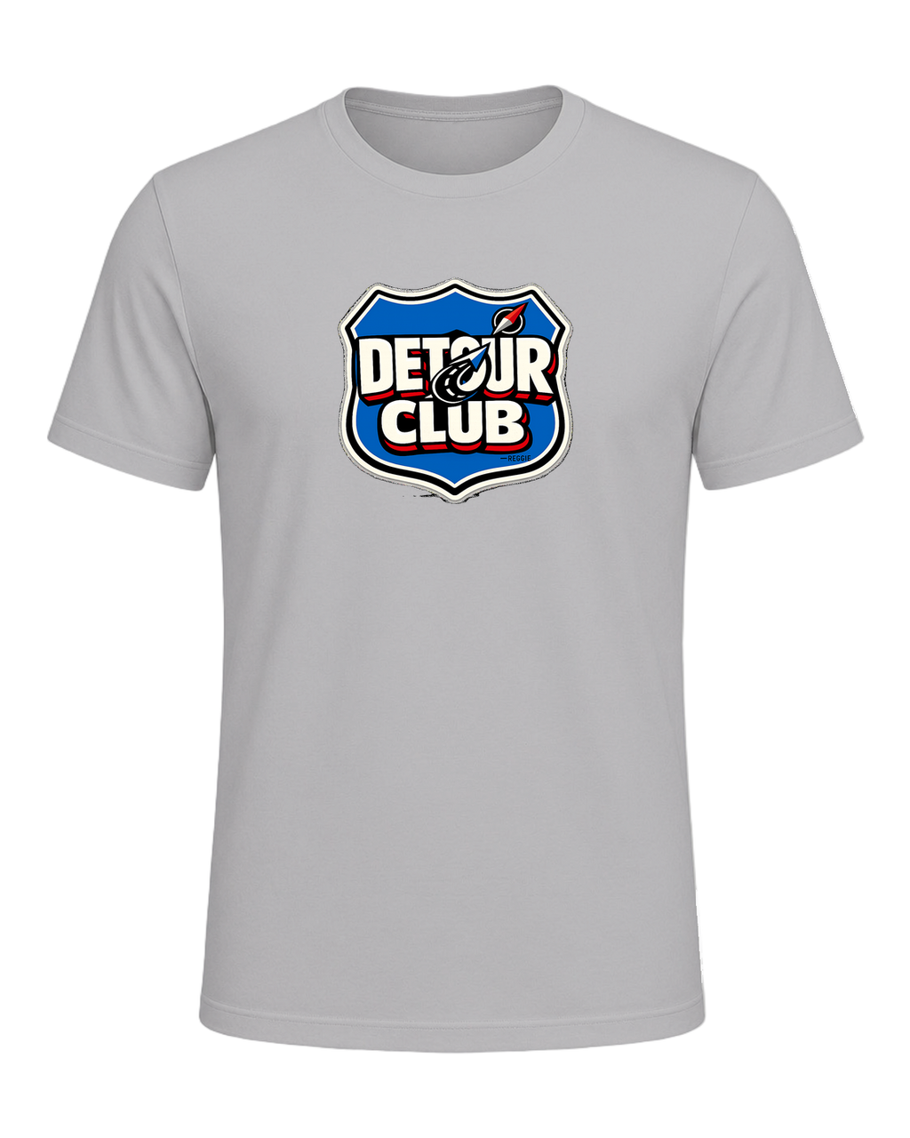 A loud travel badge tee for wanderers who believe the detour is the destination. — Athletic Heather