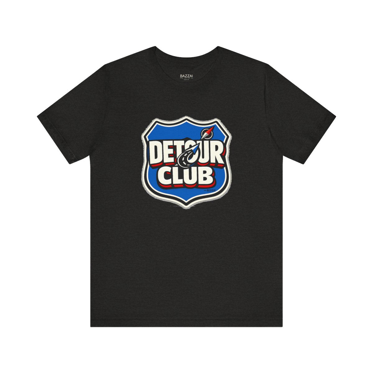 Wanderlust T-Shirt — The Detour Is the Destination — travel wanderer t-shirt design by Reggie