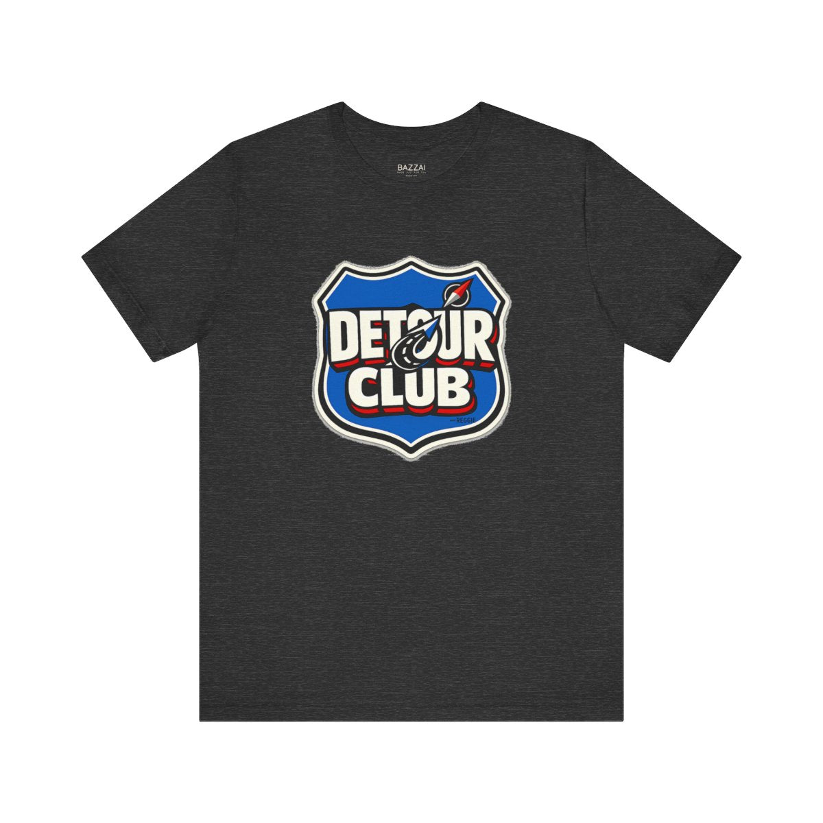 Wanderlust T-Shirt — The Detour Is the Destination — travel wanderer t-shirt design by Reggie
