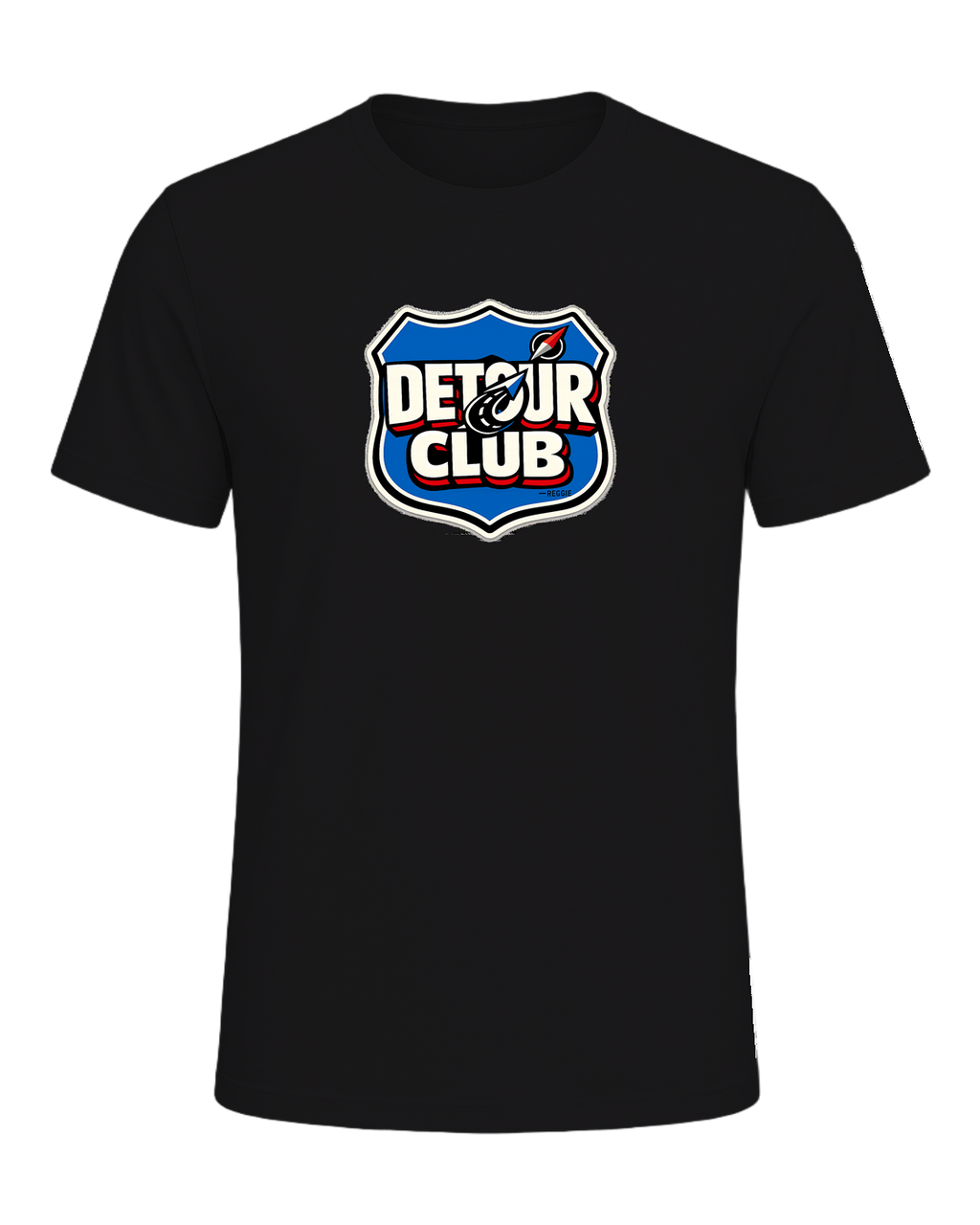 A loud travel badge tee for wanderers who believe the detour is the destination. — Dark Grey Heather