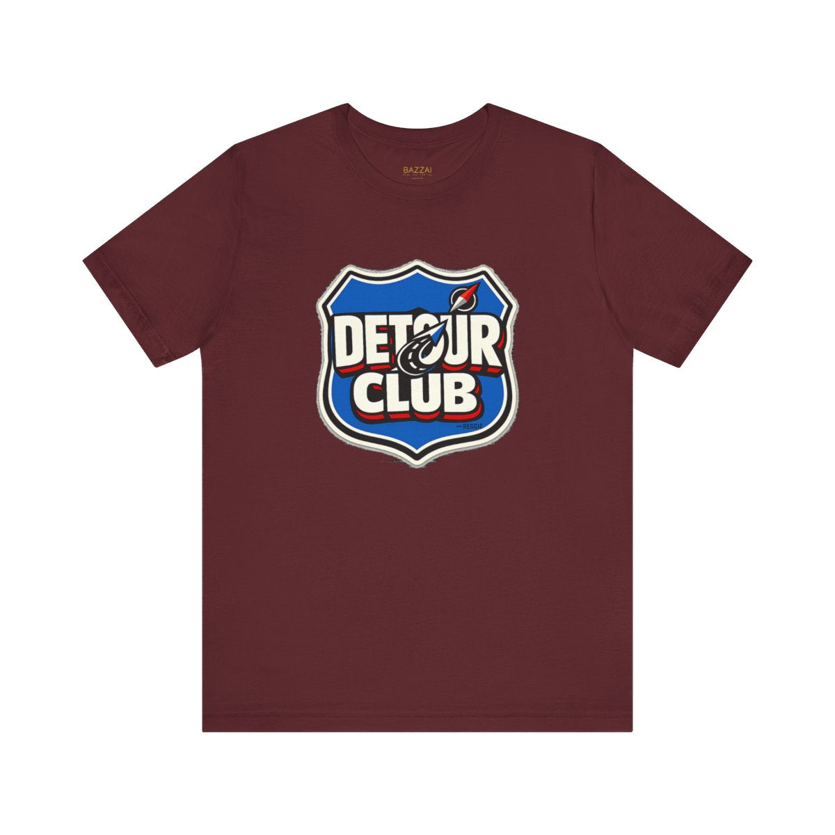 Wanderlust T-Shirt — The Detour Is the Destination — travel wanderer t-shirt design by Reggie