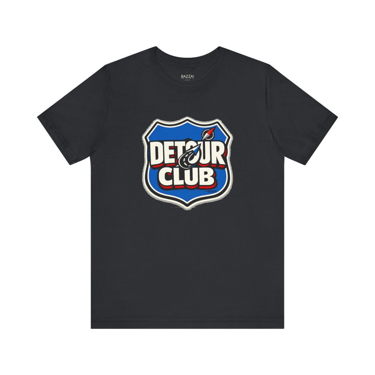 Wanderlust T-Shirt — The Detour Is the Destination — travel wanderer t-shirt design by Reggie
