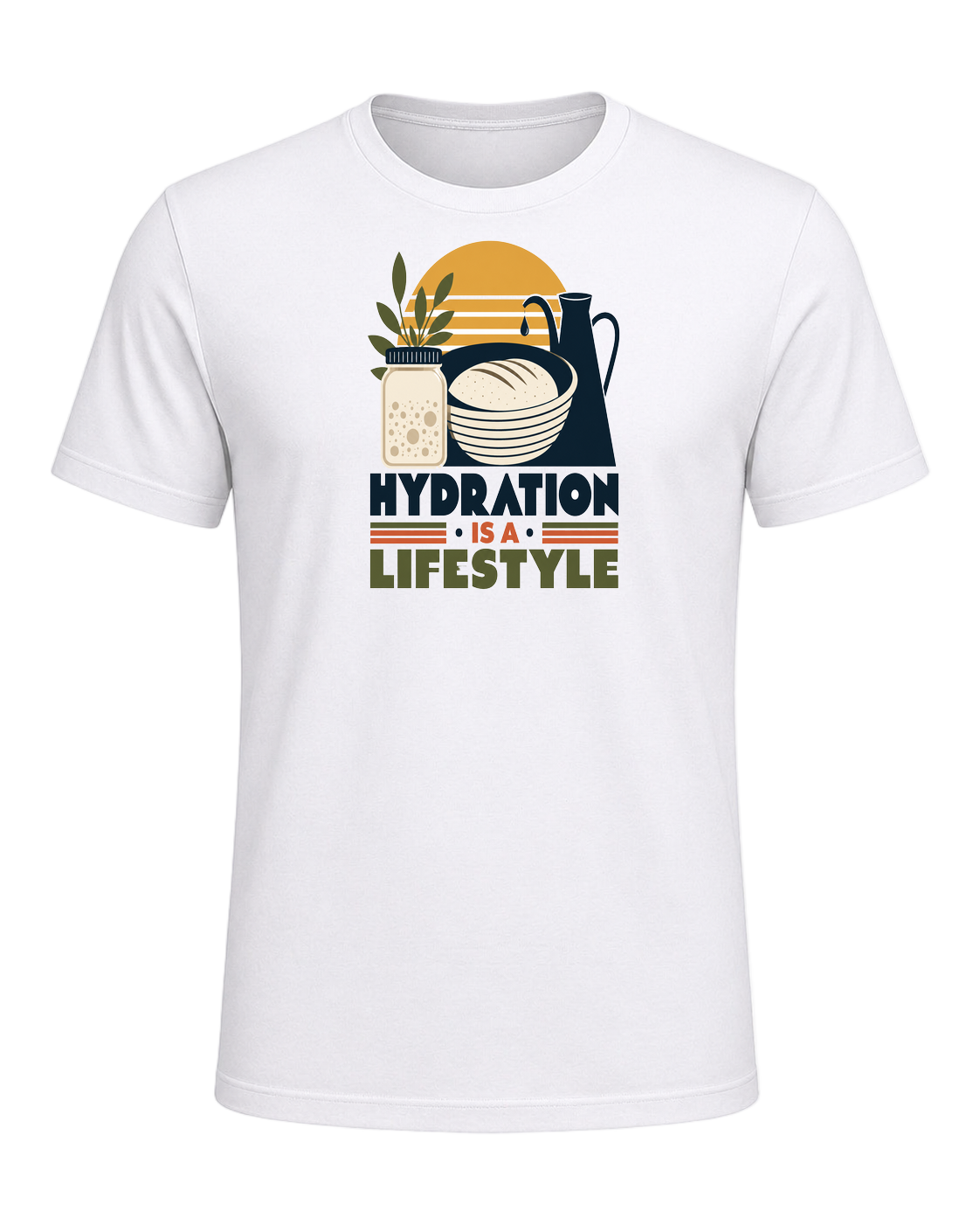 HYDRATION IS A LIFESTYLE — White