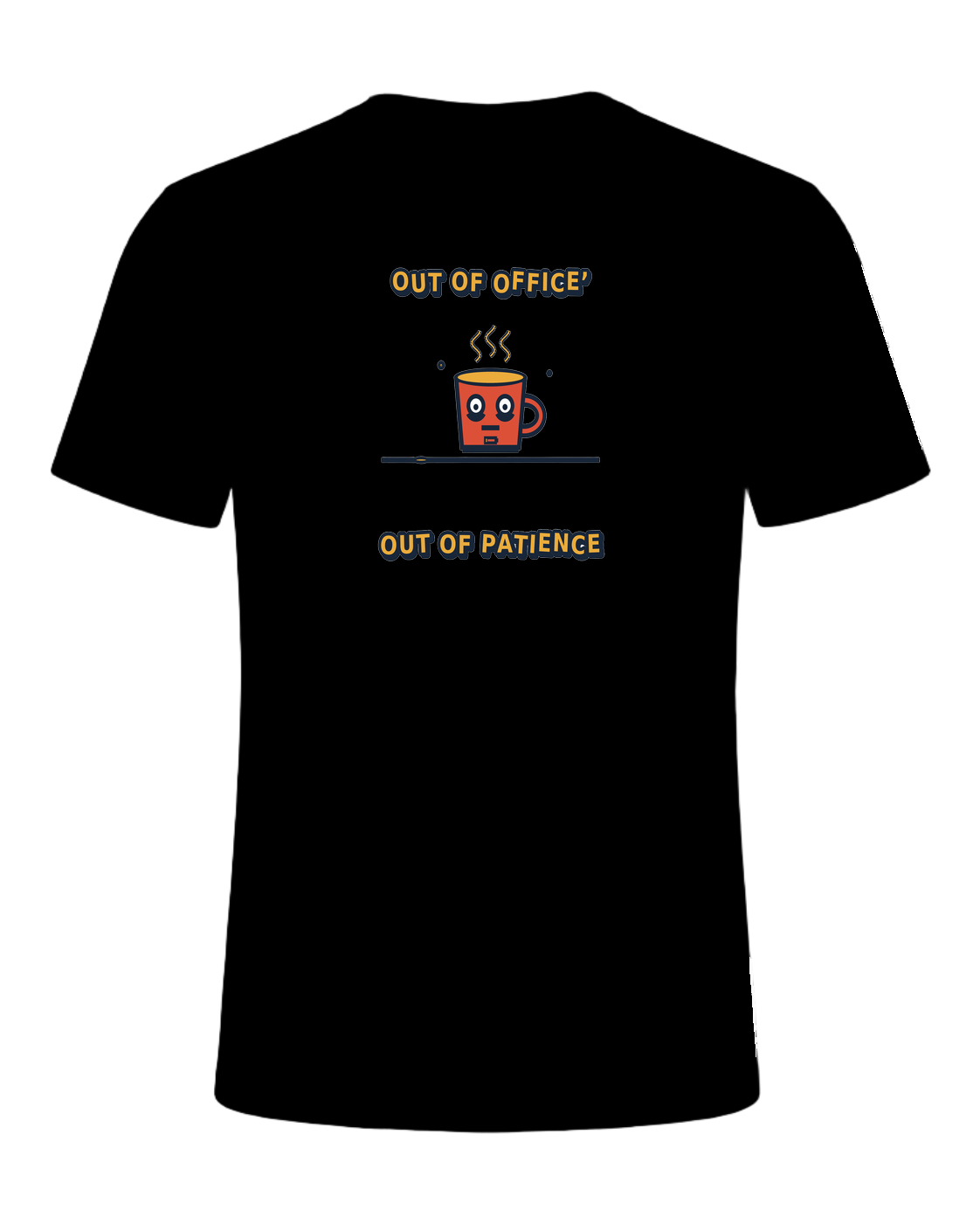 OUT OF OFFICE, OUT OF PATIENCE — Black