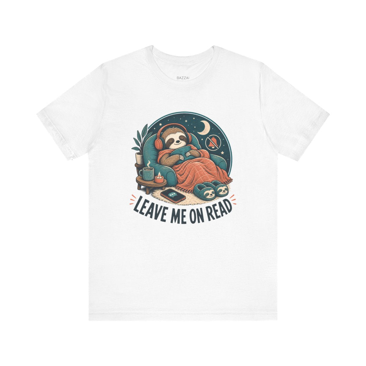 Antisocial Gift T-Shirt — Leave Me on Read — relax chill t-shirt design