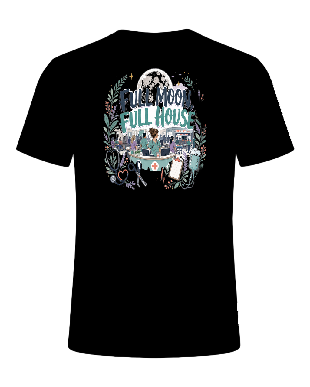FULL MOON, FULL HOUSE — Black
