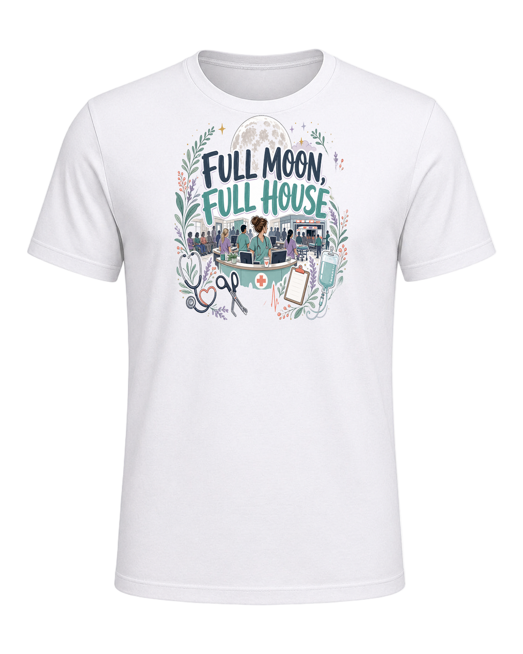 FULL MOON, FULL HOUSE — White