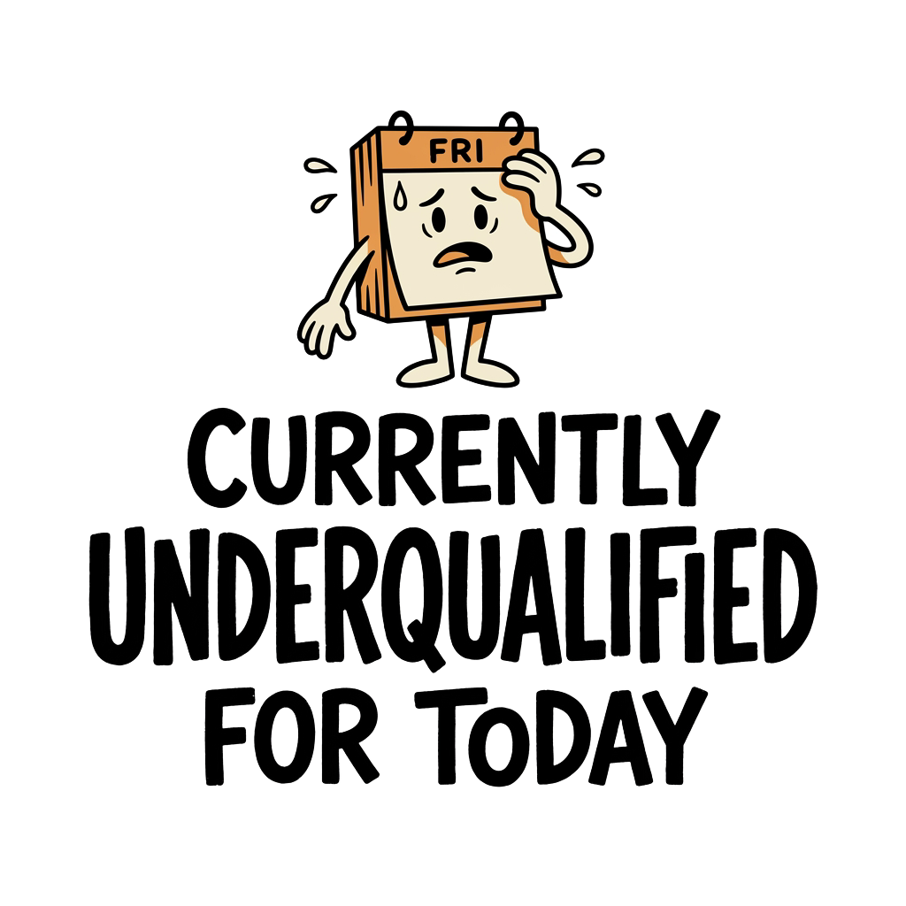 Currently Underqualified For Today