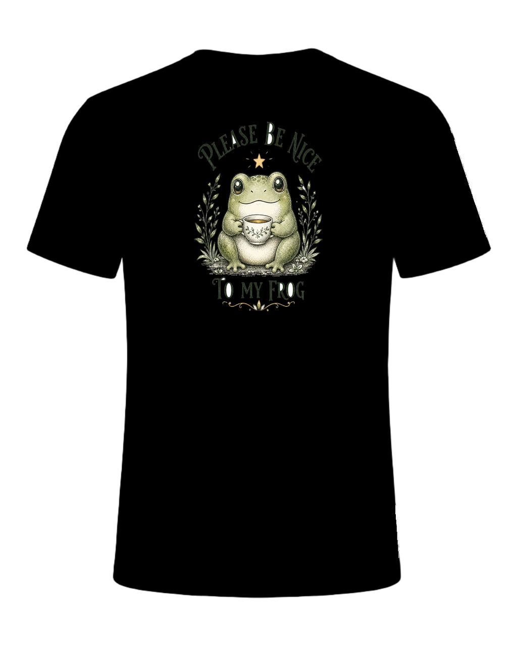 Please Be Nice To My Frog — Black
