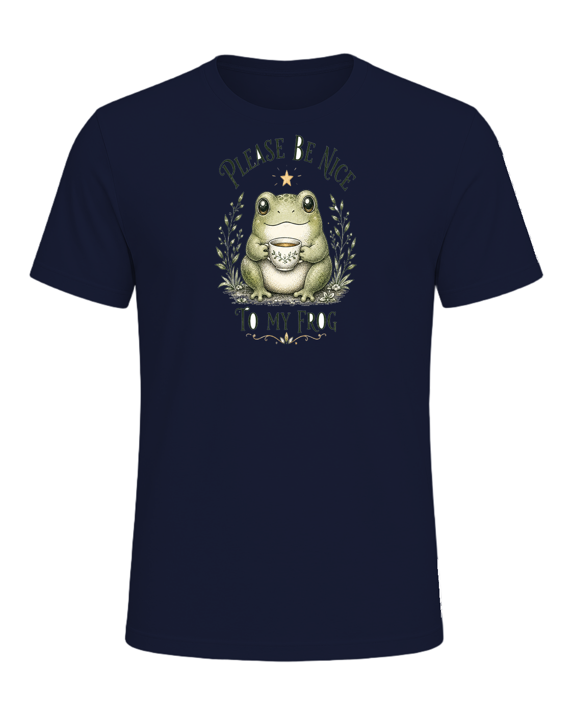 Please Be Nice To My Frog — Navy