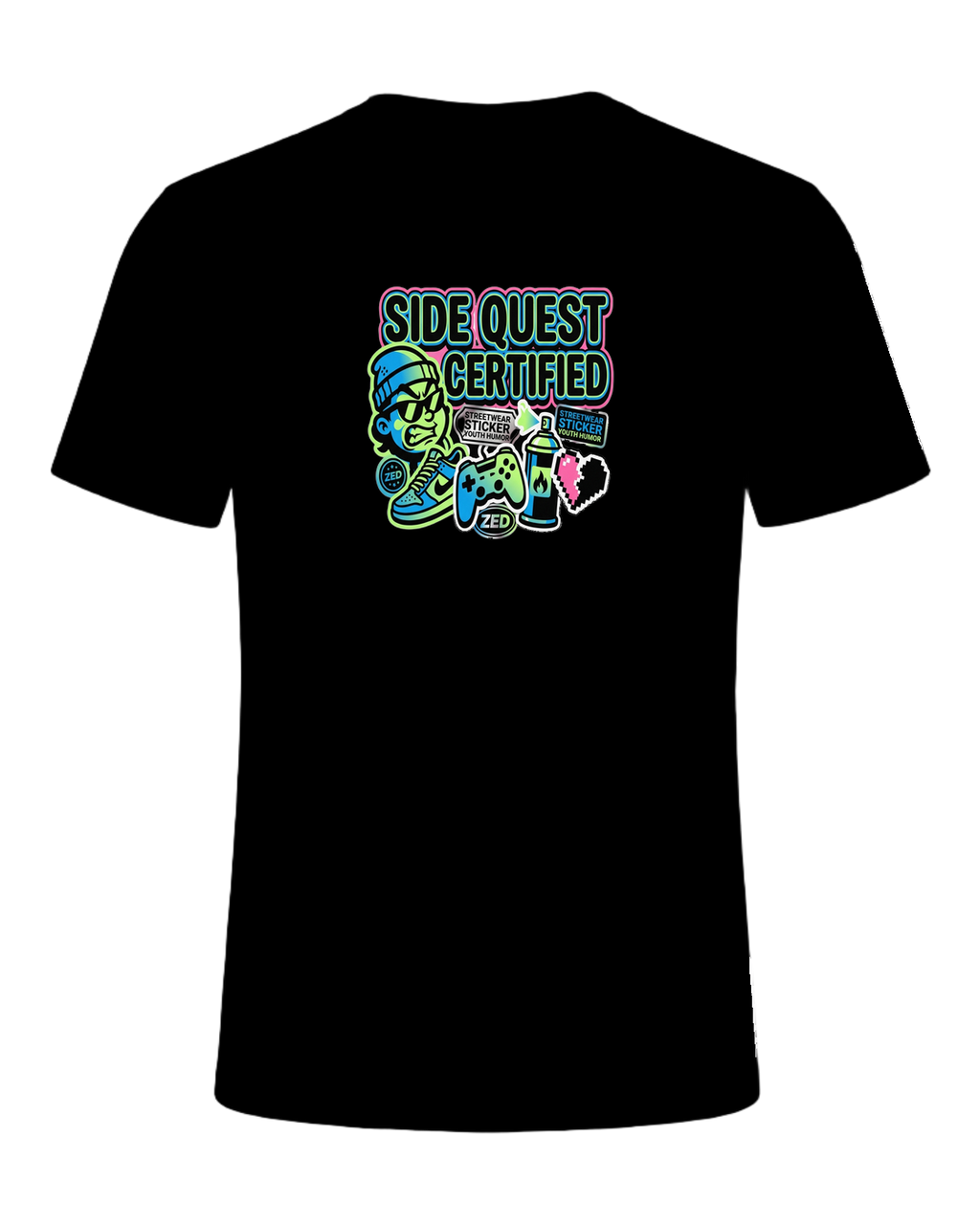 SIDE QUEST CERTIFIED — Black