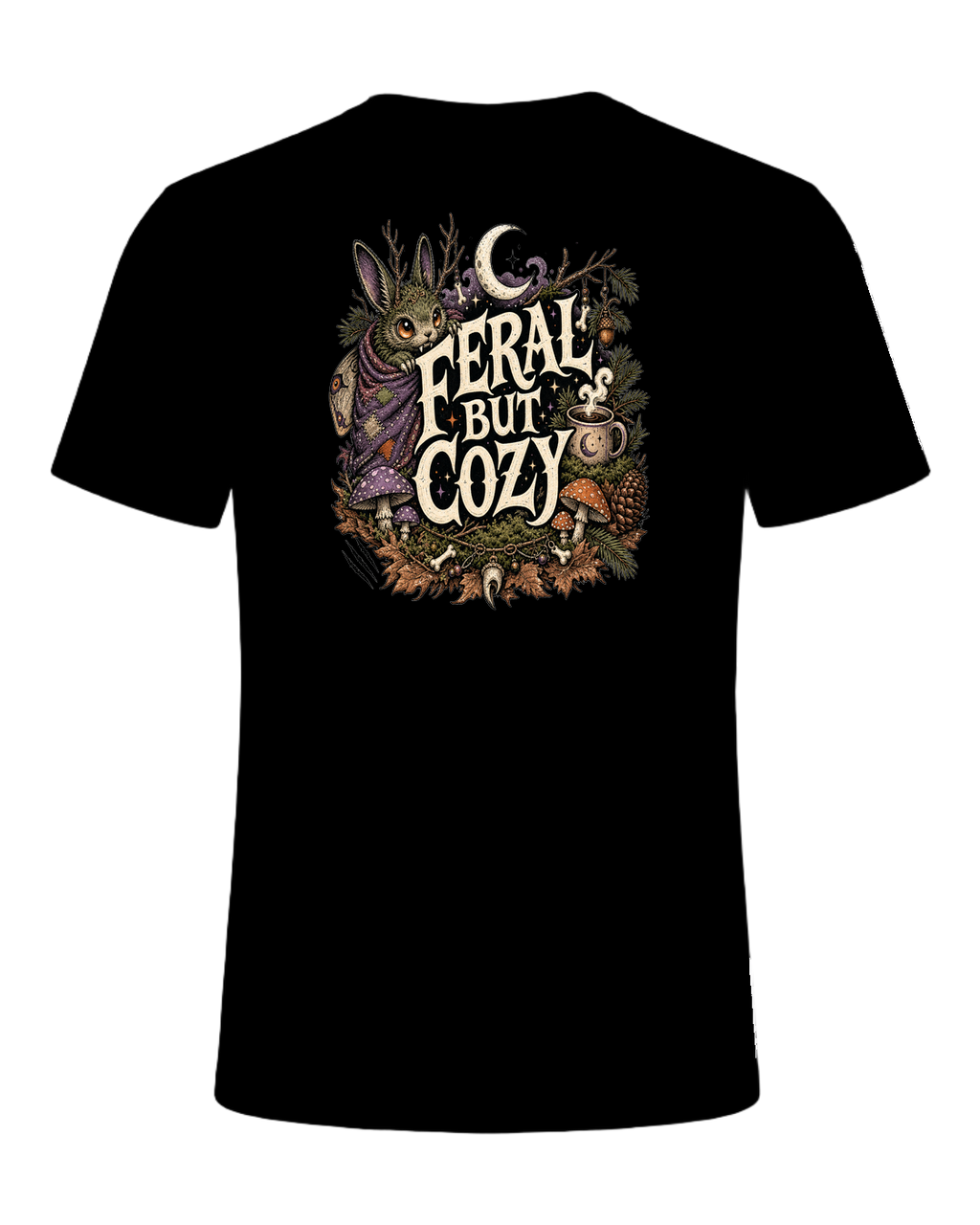 FERAL BUT COZY — Black