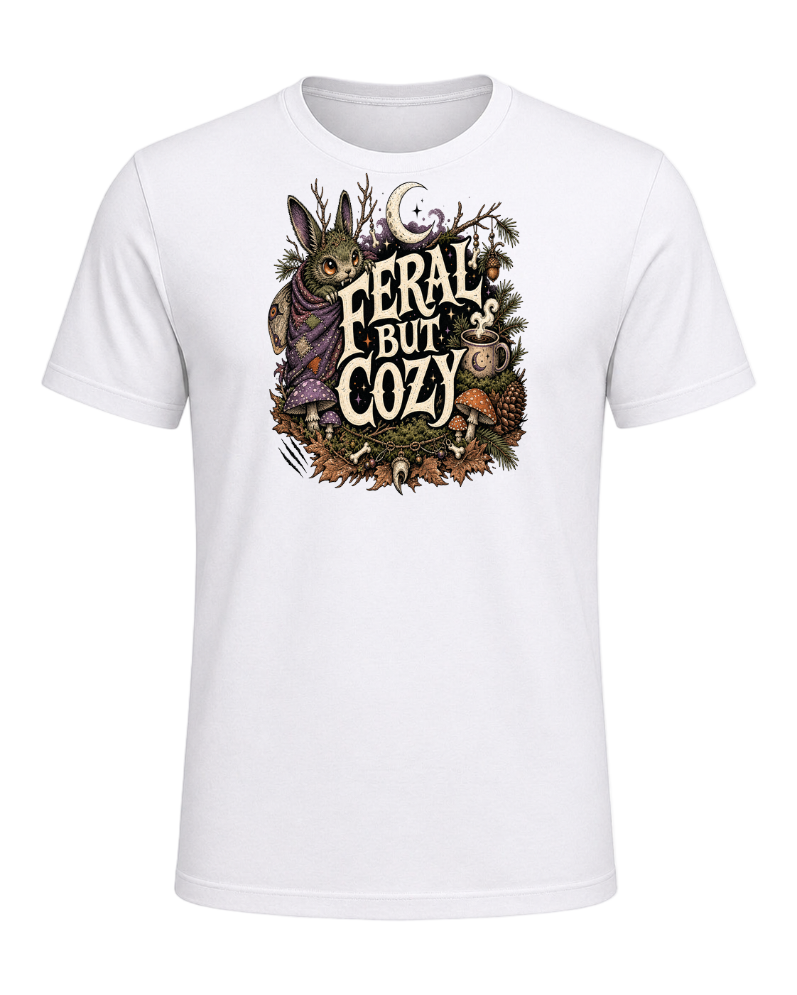 FERAL BUT COZY — White