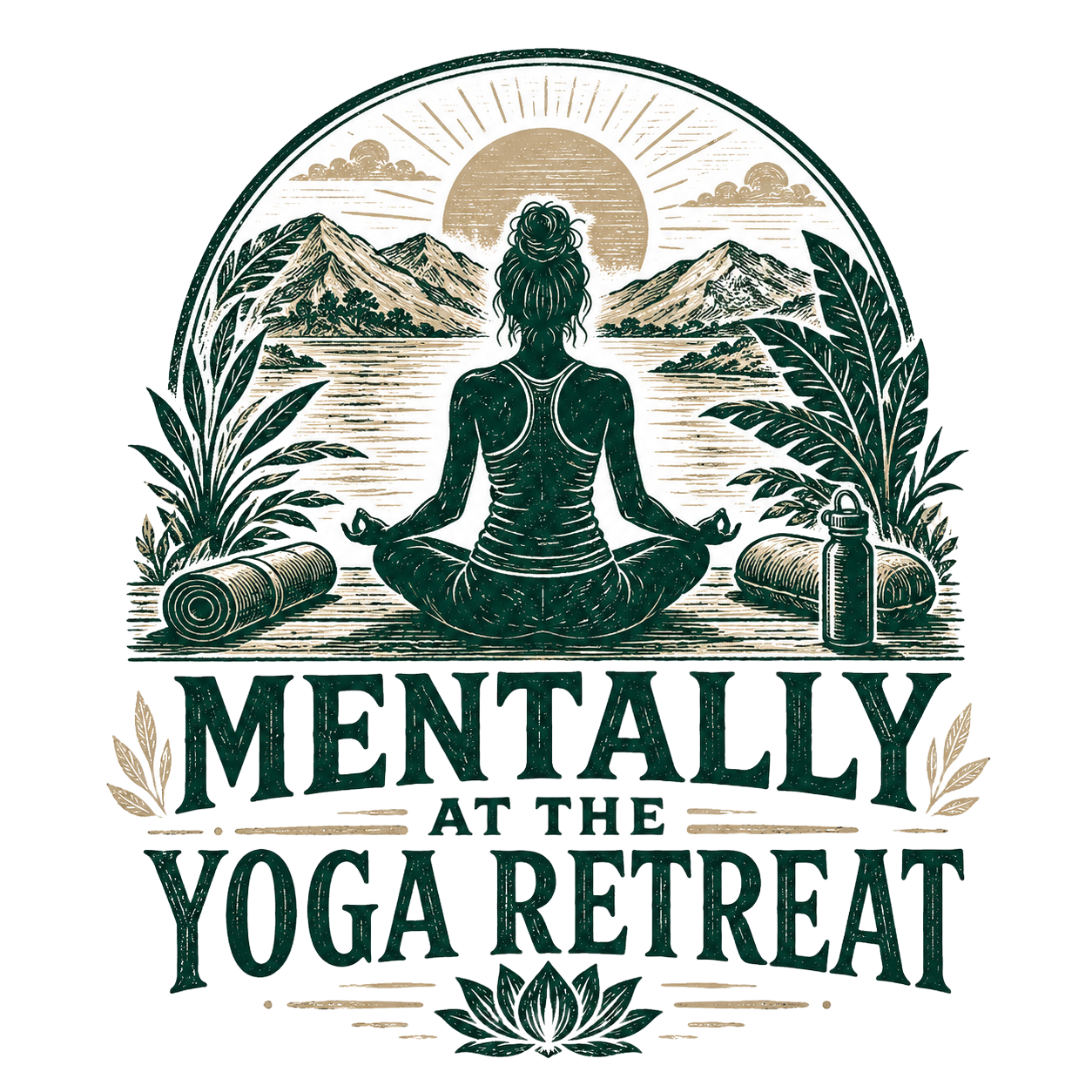 MENTALLY AT THE YOGA RETREAT