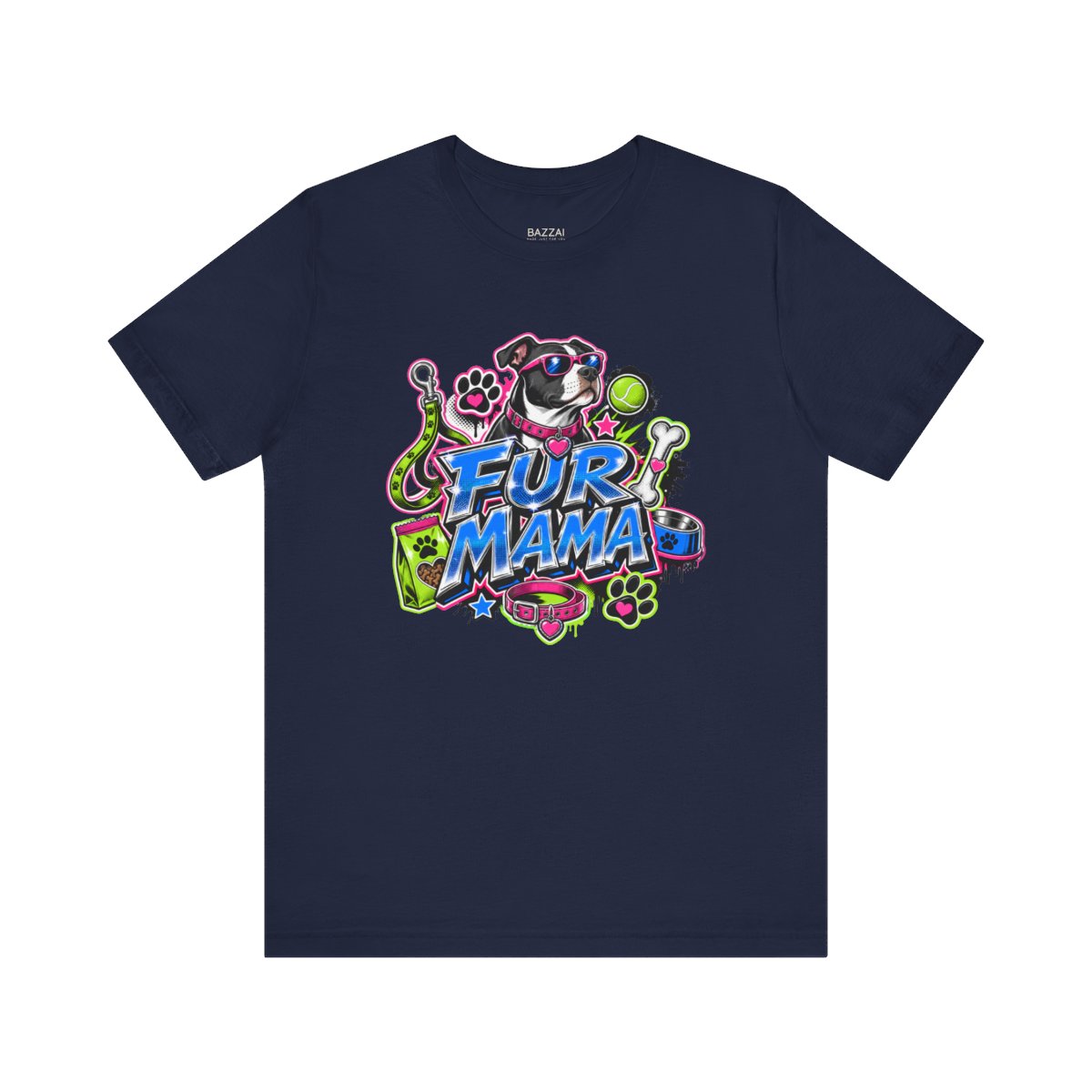 Dog Mom Gift T-Shirt — Fur Mama — t-shirt design