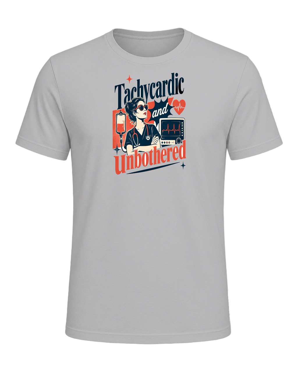 Tachycardic and unbothered — Athletic Heather