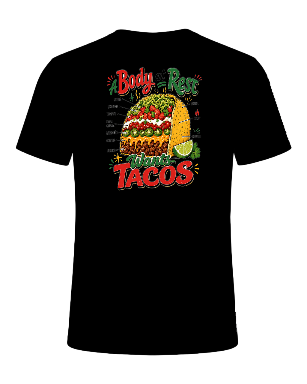 Tacos Over Everything — Black