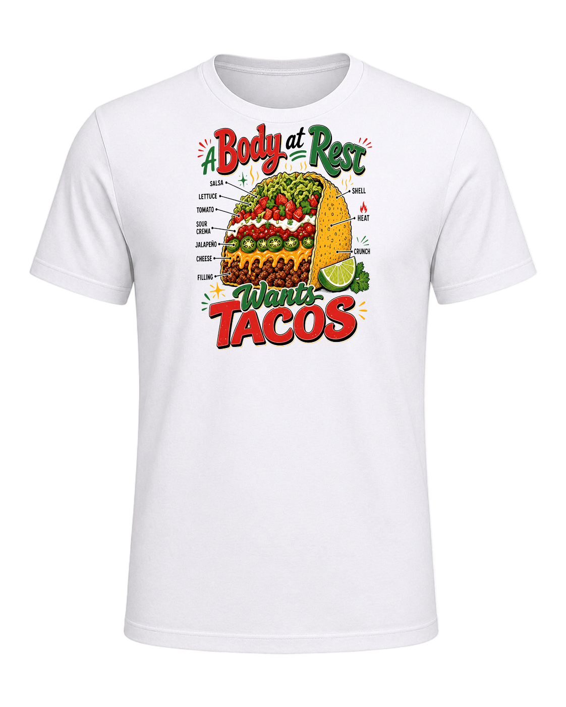 Tacos Over Everything — White