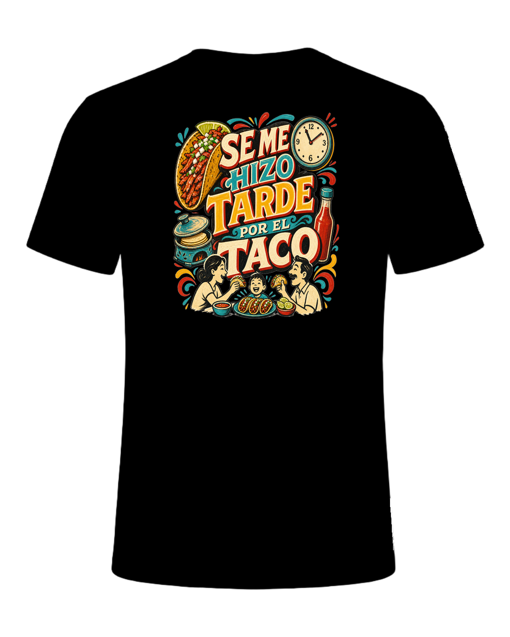 SE ME HIZO TARDE POR EL TACO — Black
