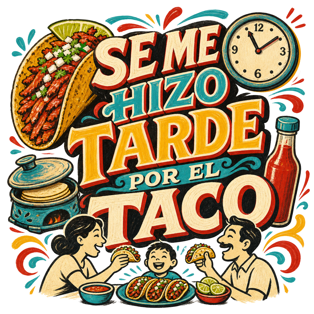 SE ME HIZO TARDE POR EL TACO