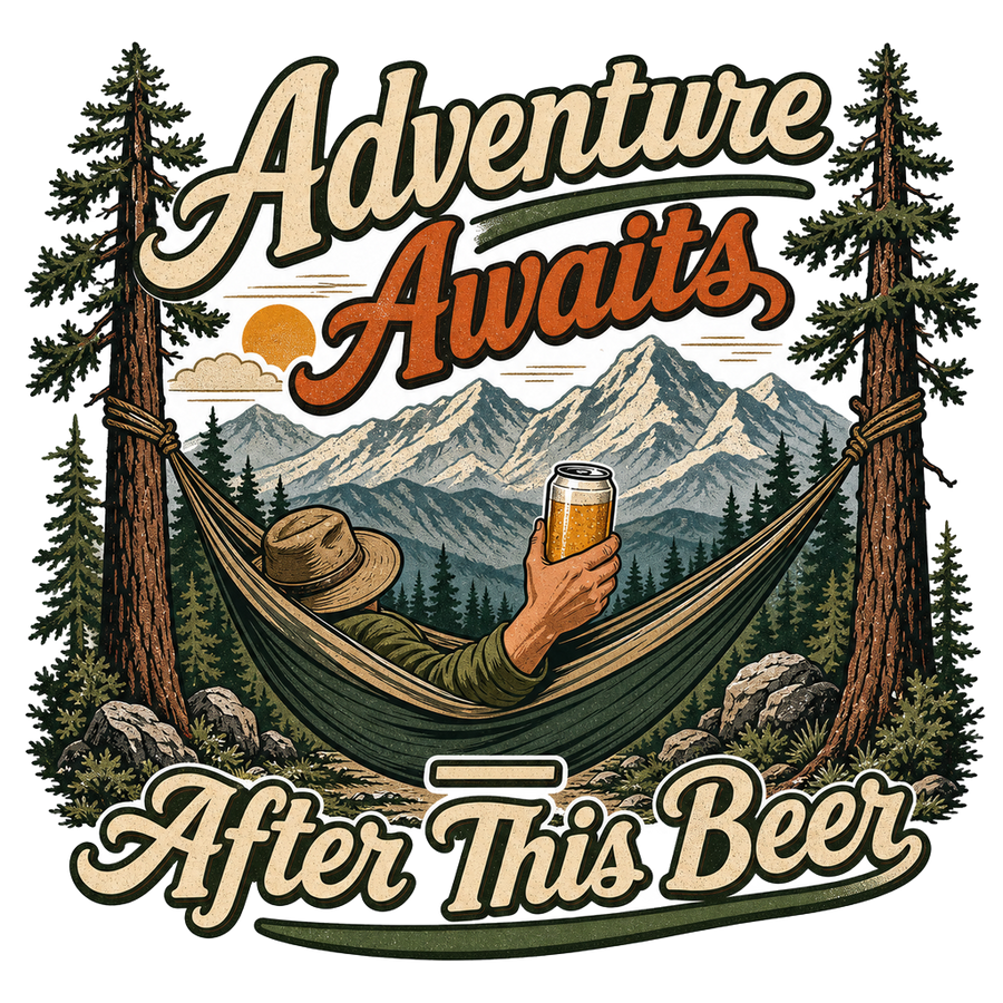 Camping Beer T-Shirt — Beer Tastes Better Outside