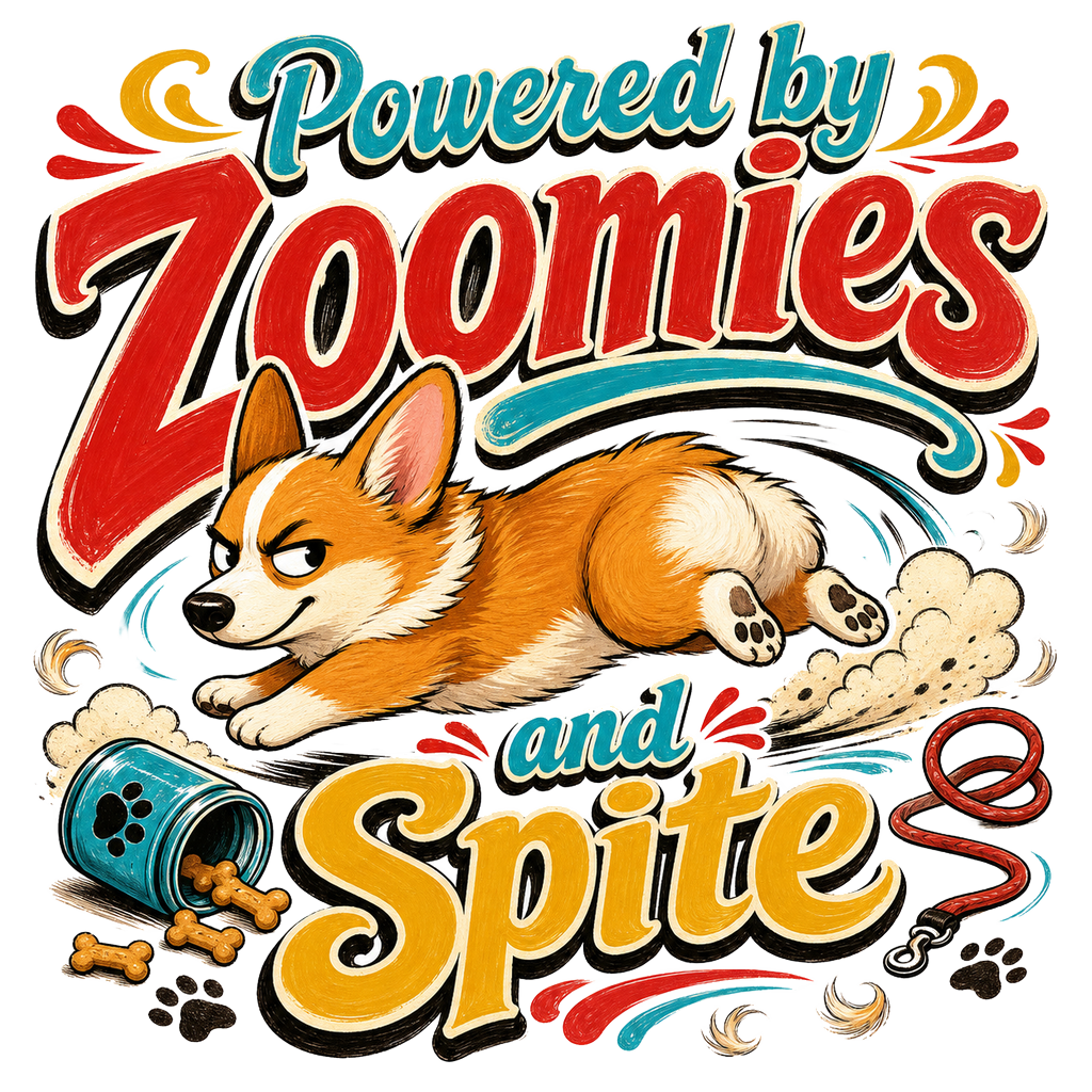 Powered by Zoomies and Spite