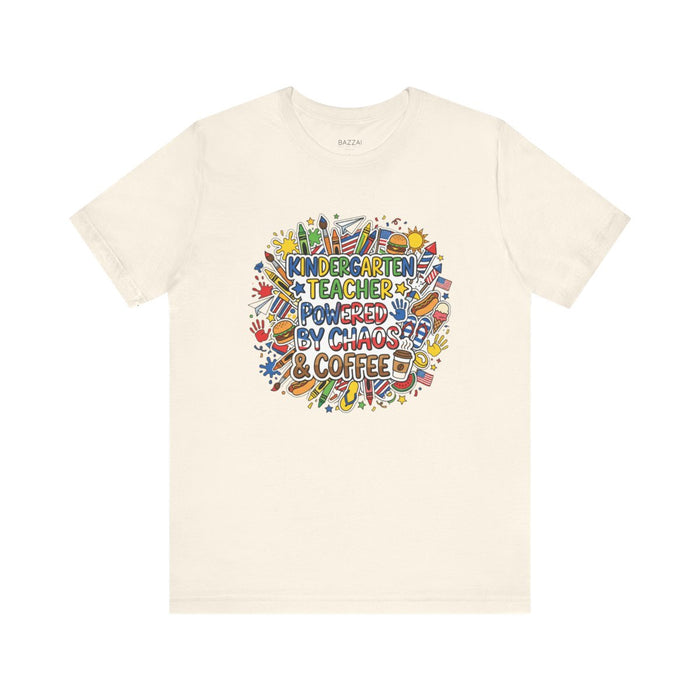 Kindergarten Teacher T-Shirt — Glitter, Glue and Full Volume