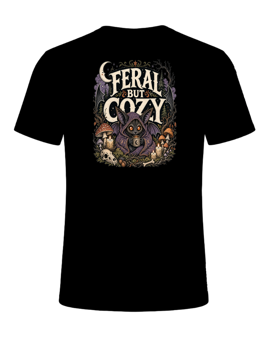 FERAL BUT COZY — Black