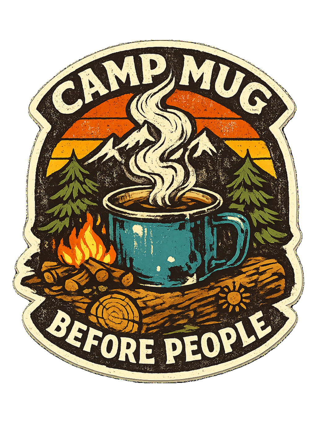 Camp Mug Before People Tee