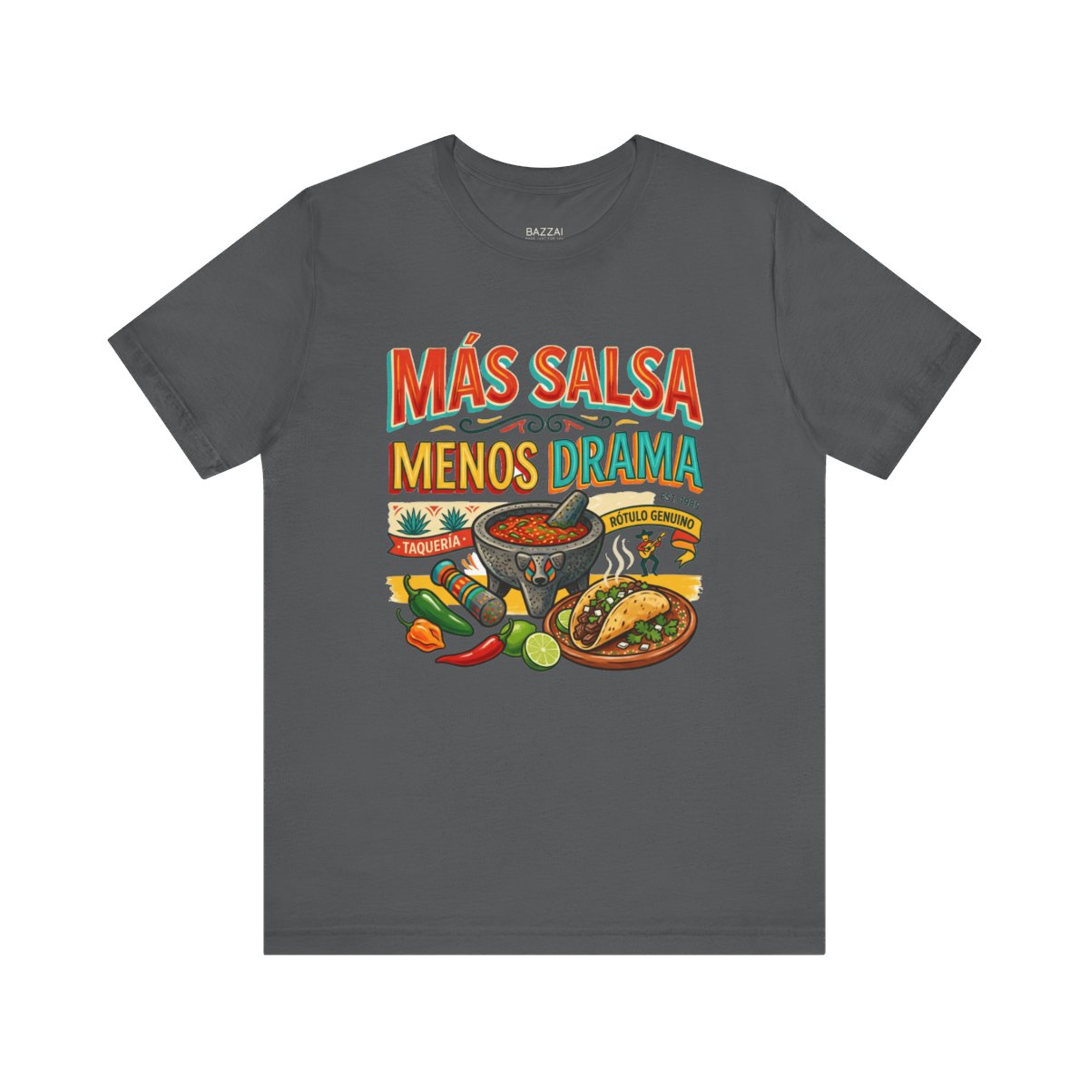 Salsa Lover T-Shirt — Más Salsa Menos Drama — t-shirt design