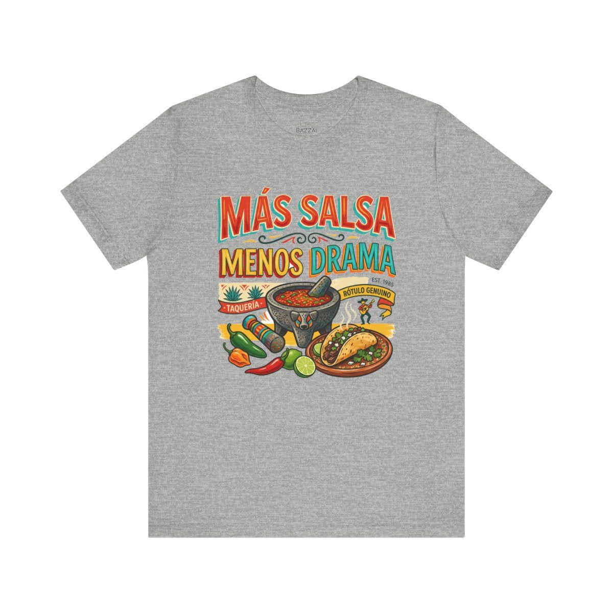 Salsa Lover T-Shirt — Más Salsa Menos Drama — t-shirt design