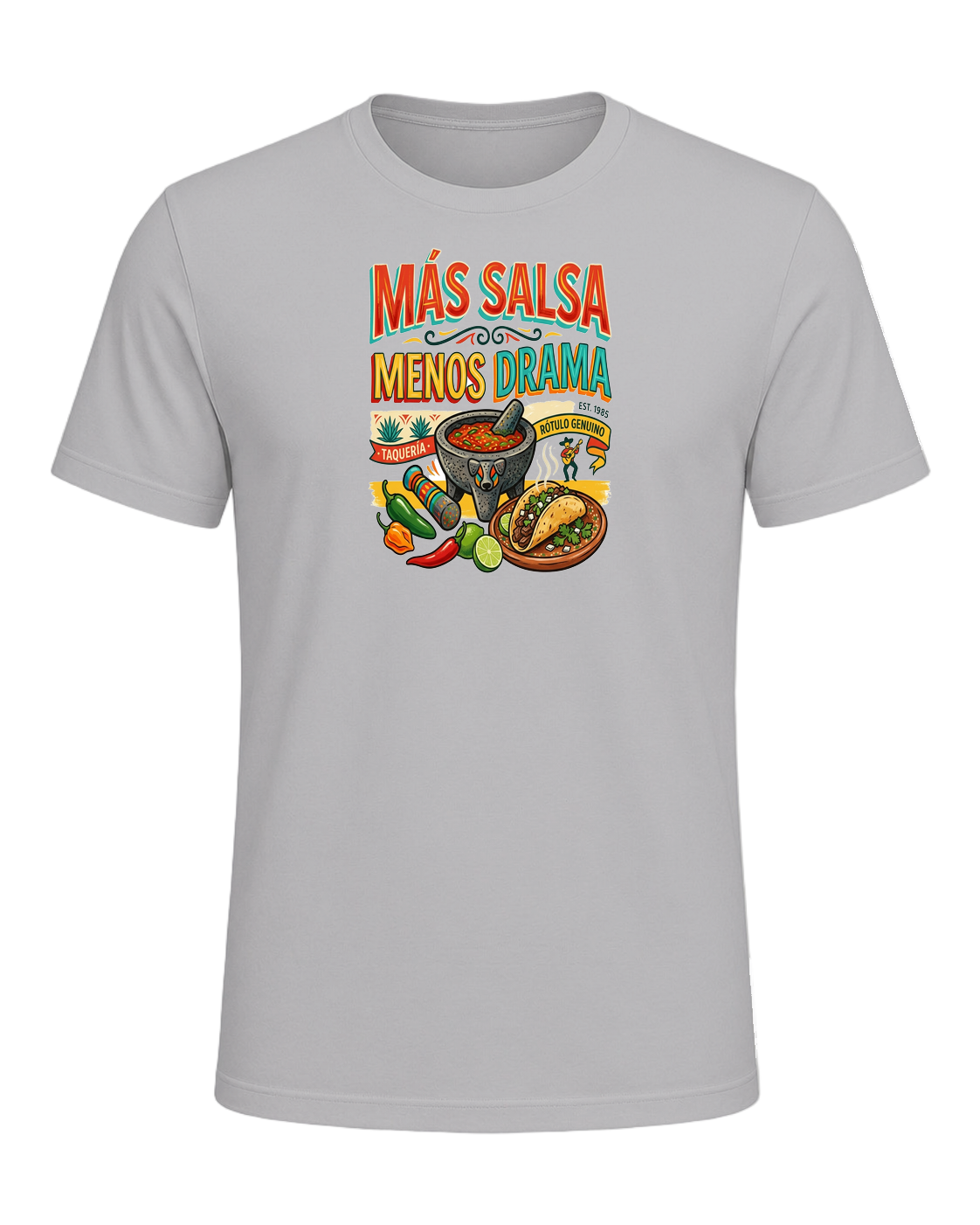 MÁS SALSA MENOS DRAMA — Athletic Heather