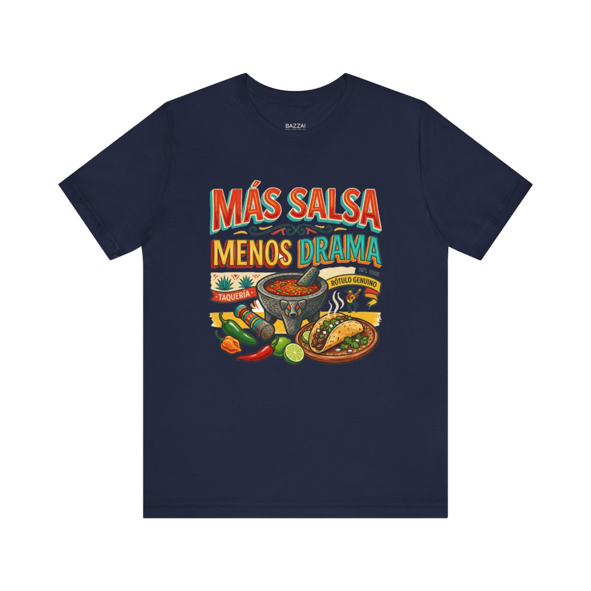 Salsa Lover T-Shirt — Más Salsa Menos Drama — t-shirt design