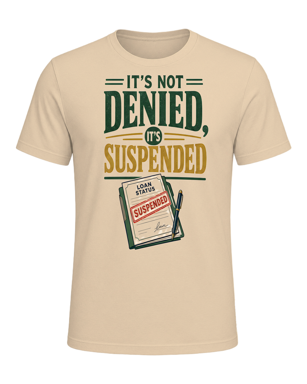 IT'S NOT DENIED, IT'S SUSPENDED — Soft Cream