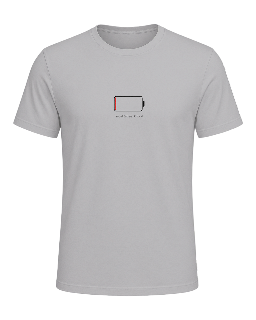 Social Battery Empty — Athletic Heather