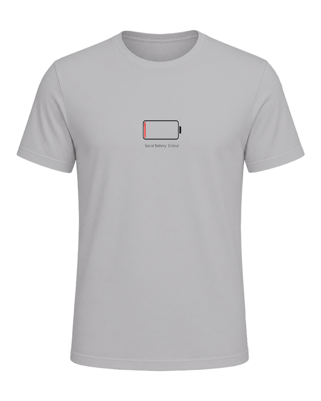 Social Battery Empty — Athletic Heather