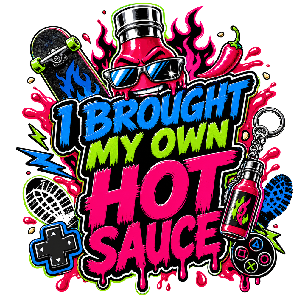 I BROUGHT MY OWN HOT SAUCE