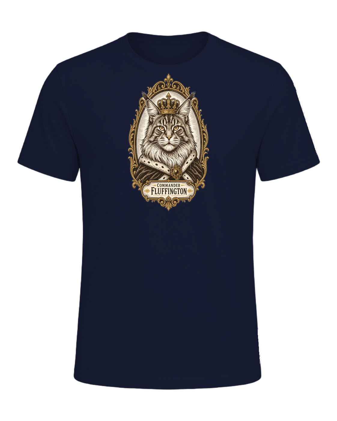 Maine Coon Royalty — Navy