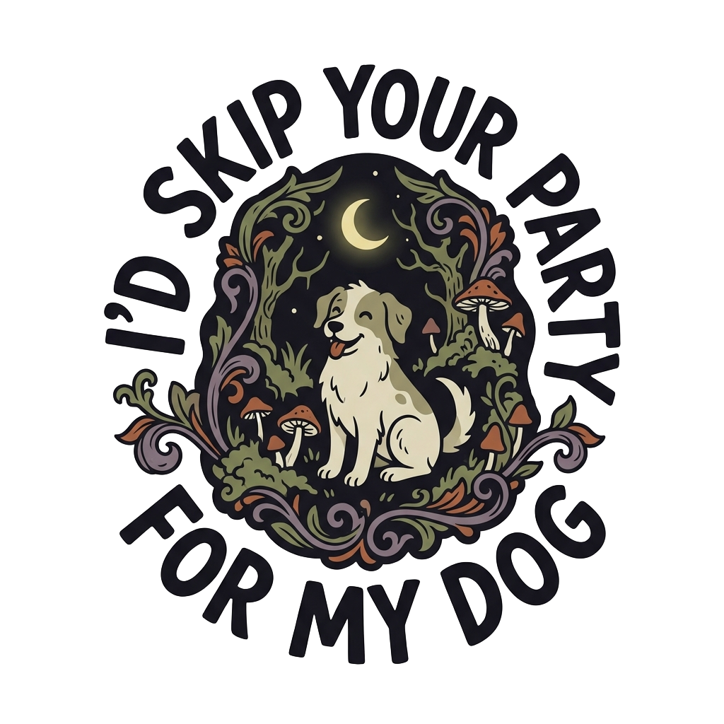 I'd skip your party for my dog